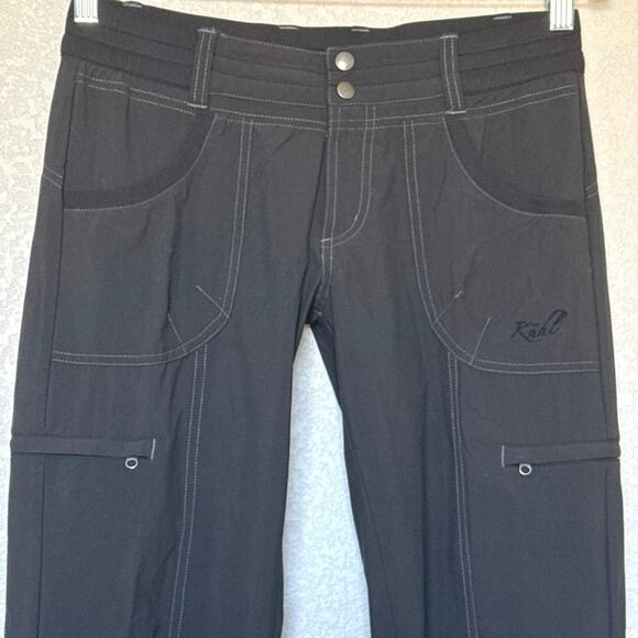 Kuhl Womens Kurve Durango Convertible Cargo Hiking Pants Sz 4 Reg Dark Gray EUC - Picture 5 of 12